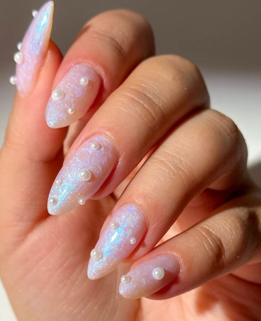 cute New Year nails design and nail art trends