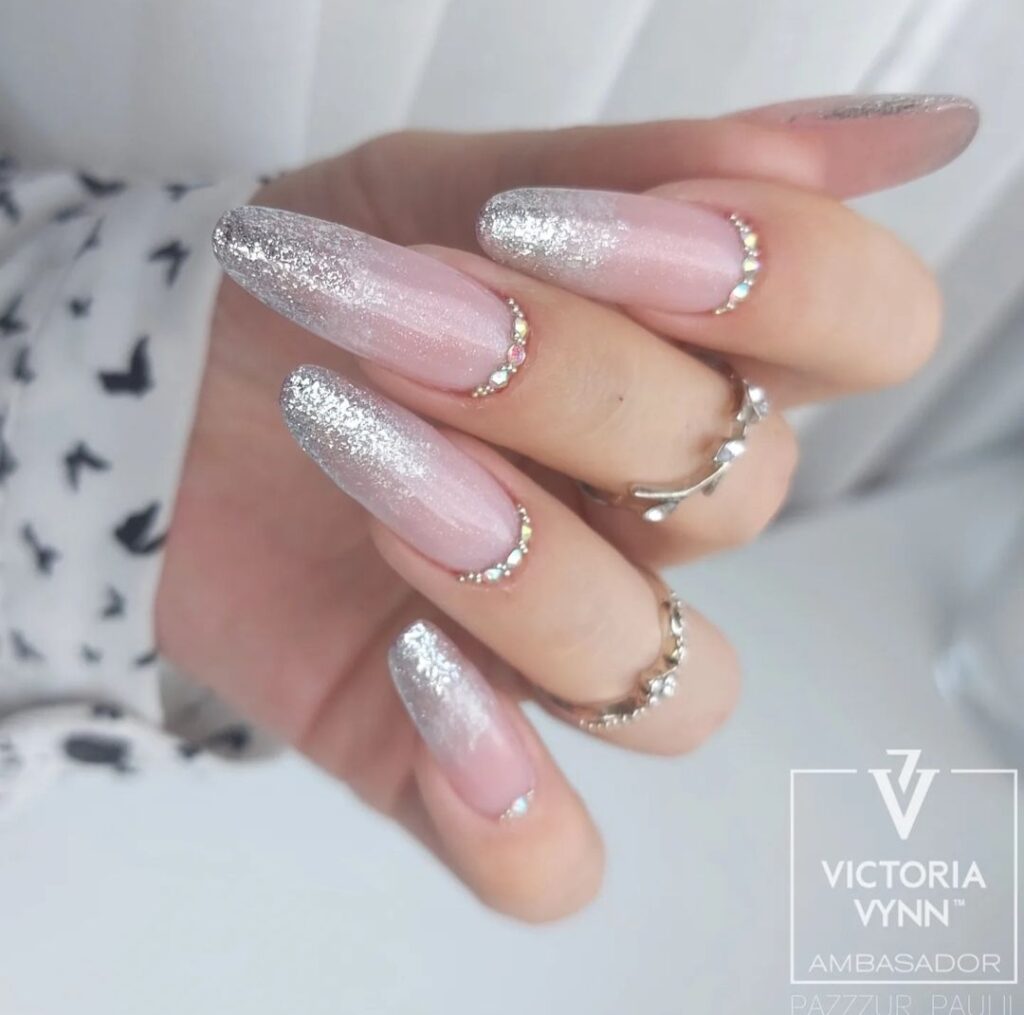 cute New Year nails design and nail art trends