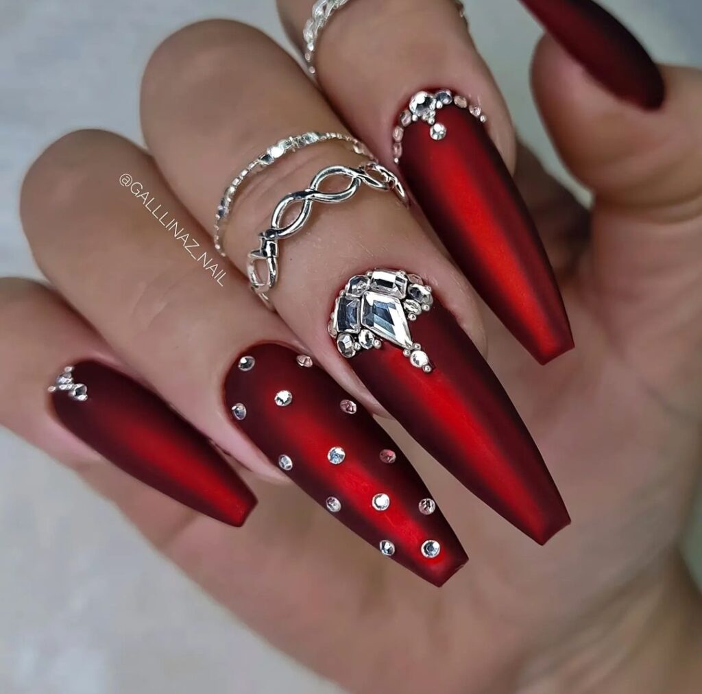 cute New Year nails design and nail art trends