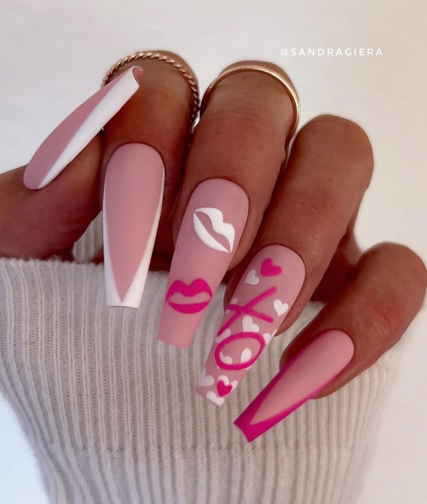 nail art ideas for valentines day nail designs