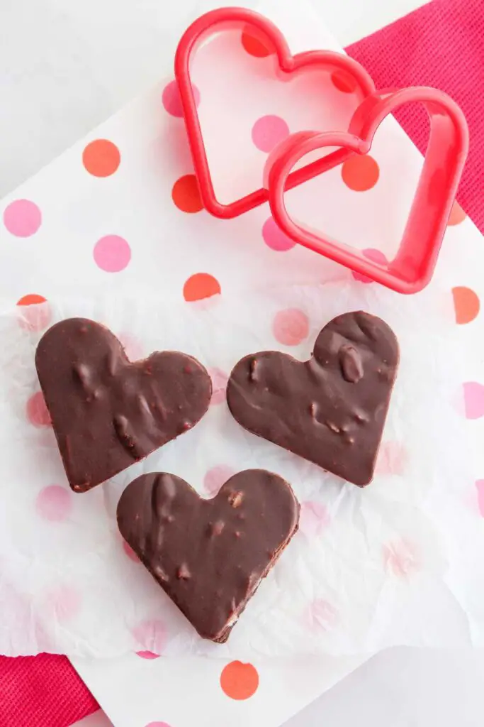 heart shaped valentines day desserts