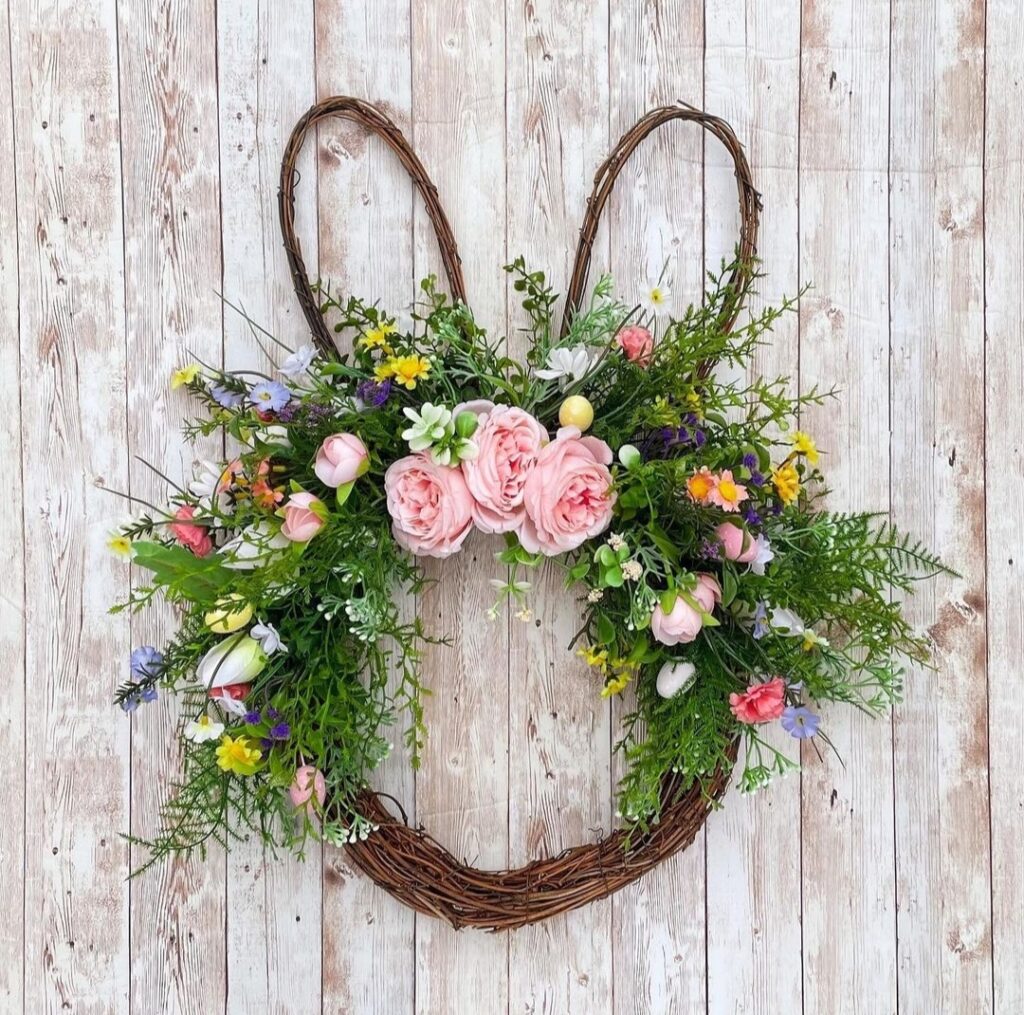 Simple rustic Easter wreaths