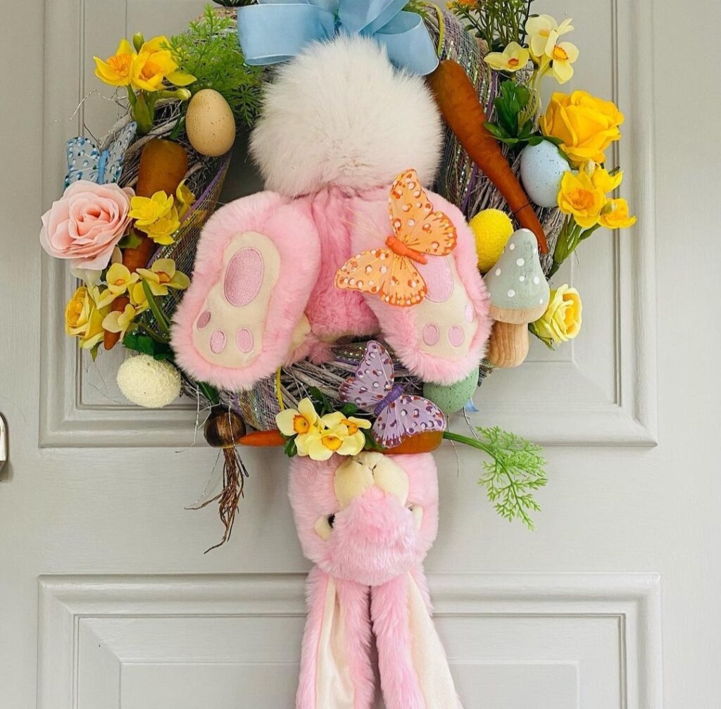 Funny Bunny Easter wreaths
