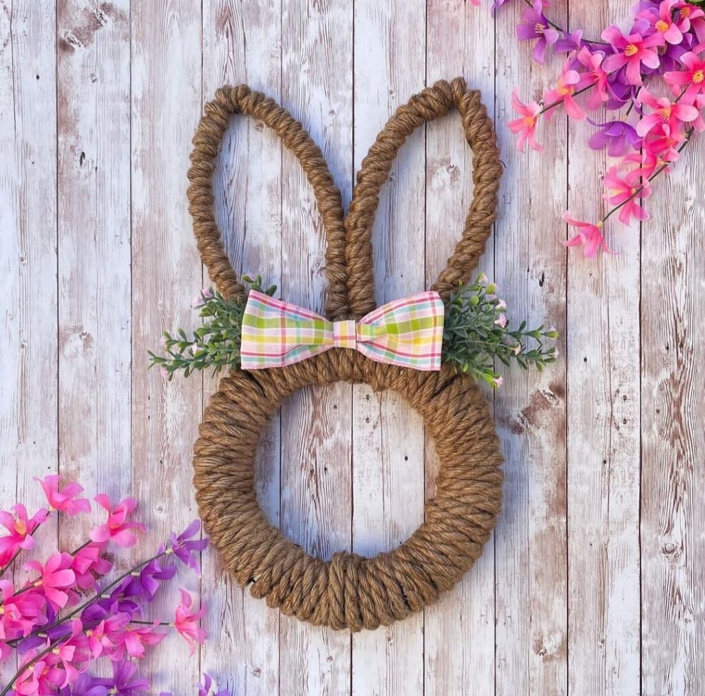 Simple and cute Easter wreaths