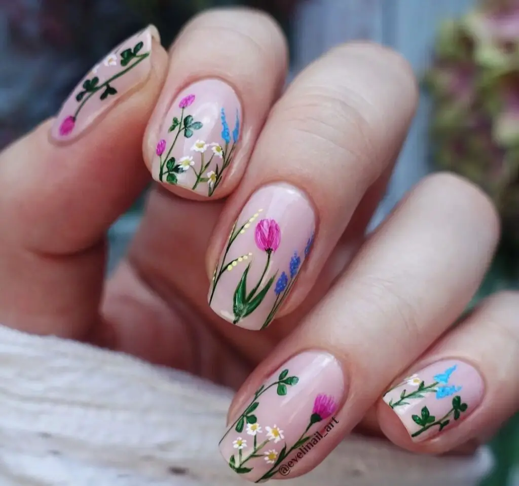 Spring nail designs and nailart