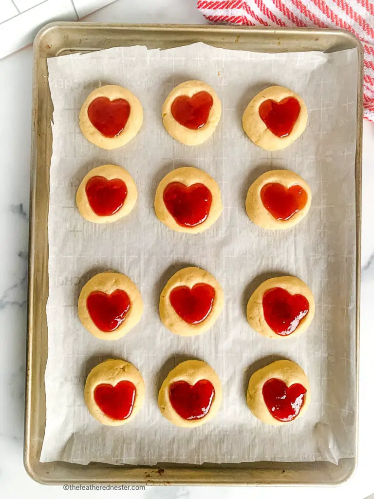 Heart Jam Cookies valentines day desserts