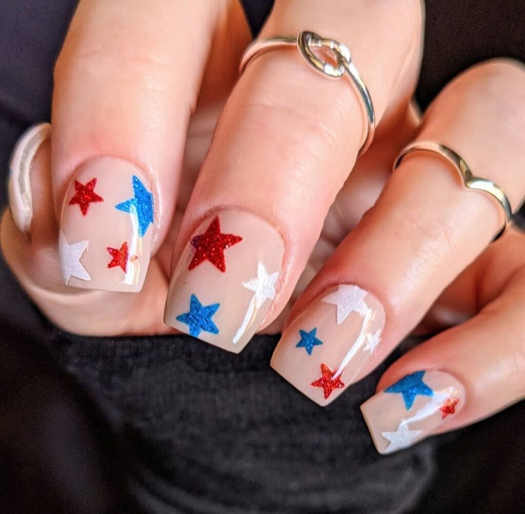 4h of july nails and designs