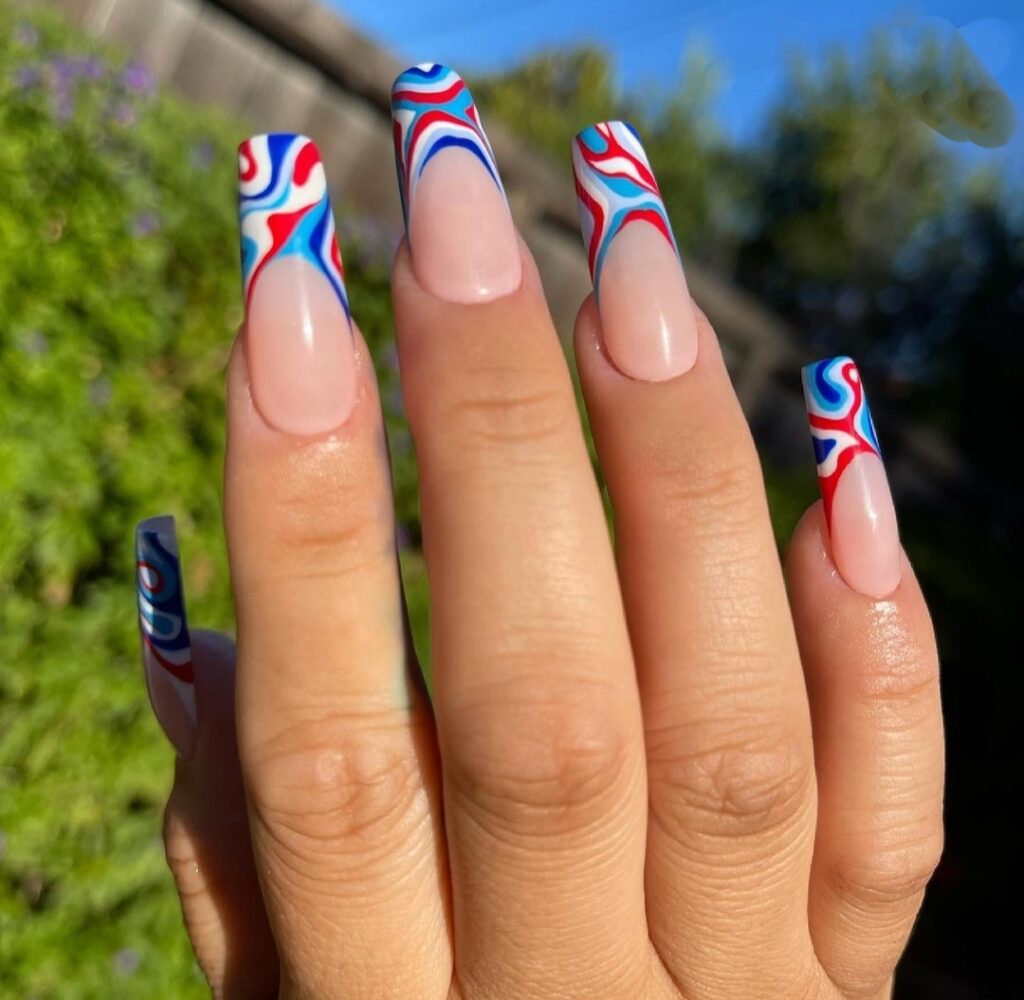 4h of july nails and designs