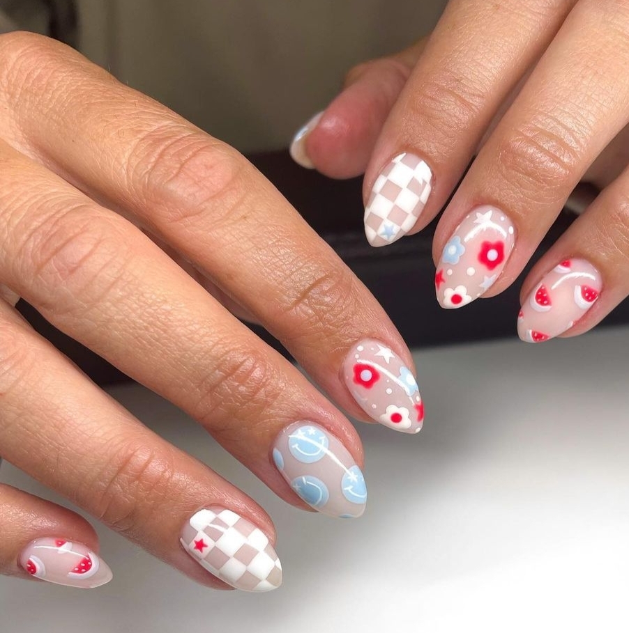 4h of july nails and designs