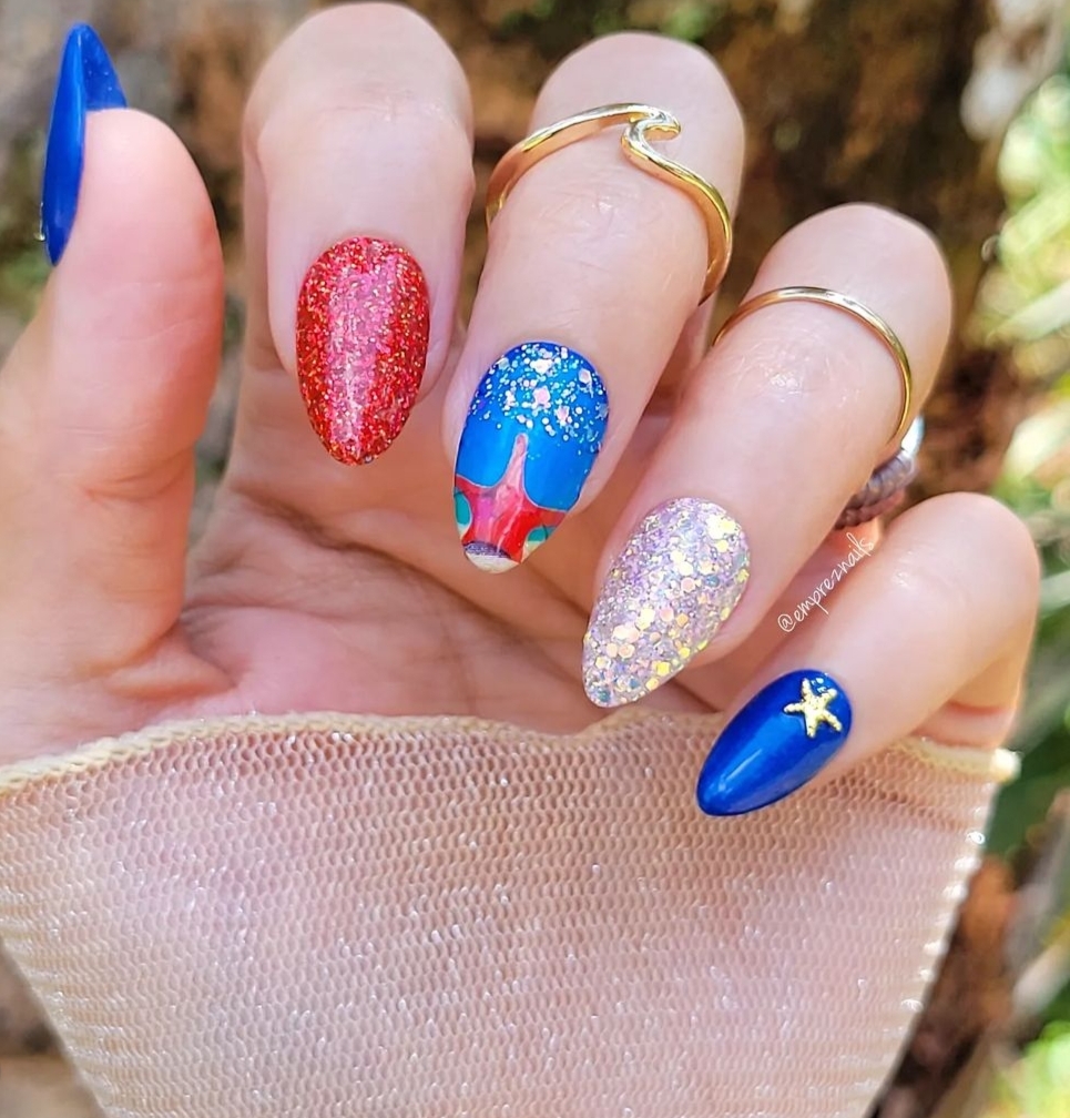 4h of july nails and designs