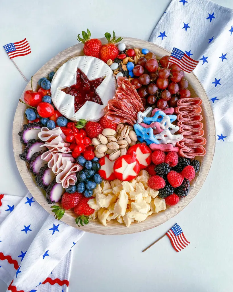 4th of july fruit charcuterie board