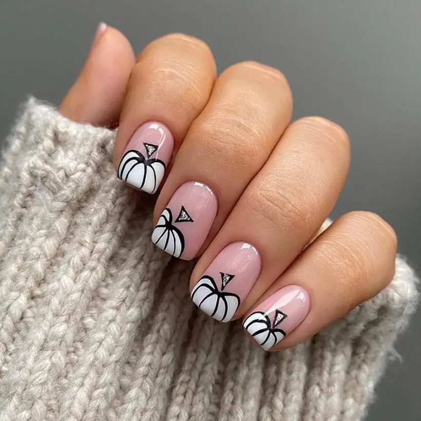 Pumpkin Nails