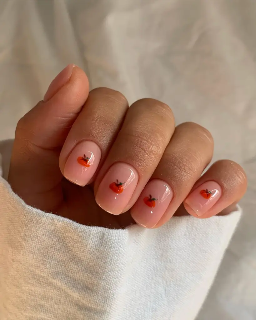 Pumpkin Nails