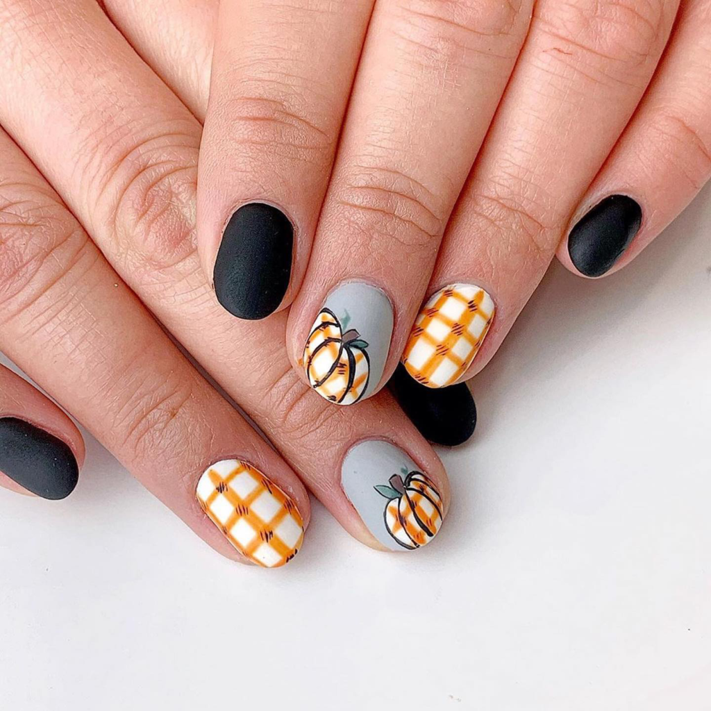 Pumpkin Nails