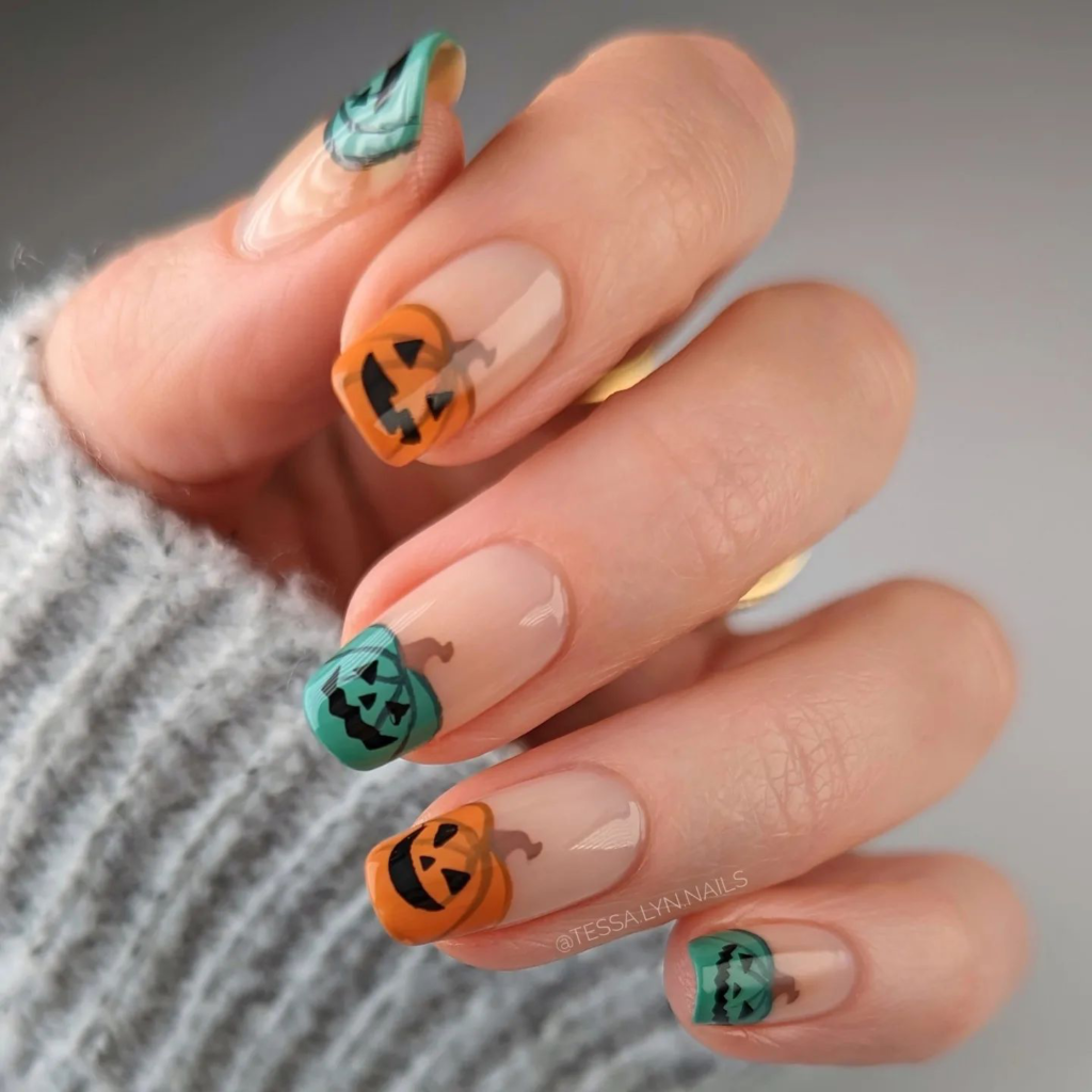 Pumpkin Nails