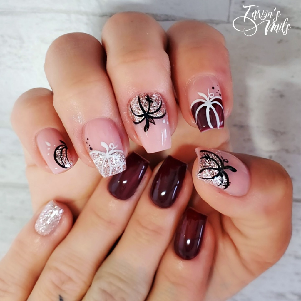 Pumpkin Nail designs 