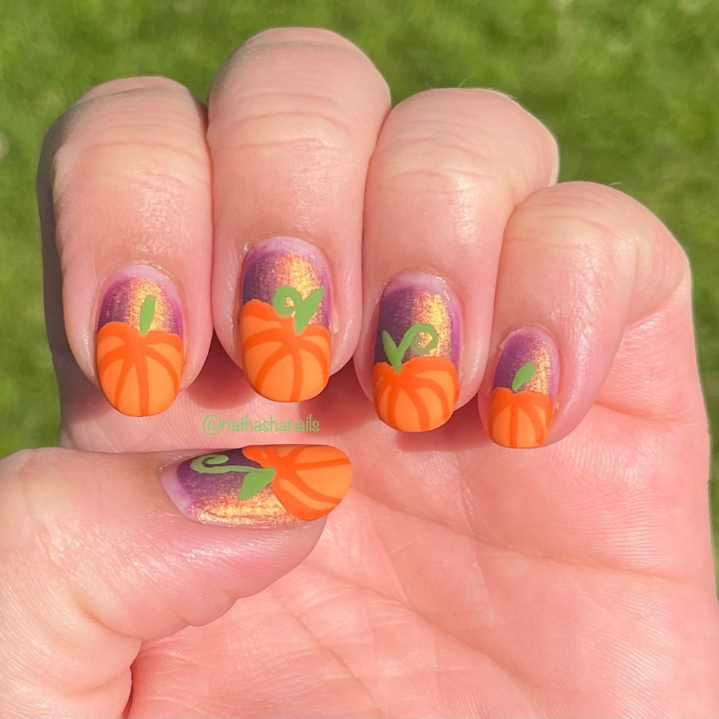 Pumpkin Nails