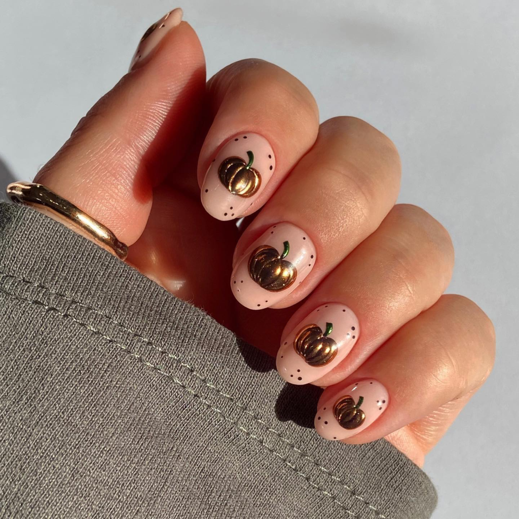 Pumpkin Nails