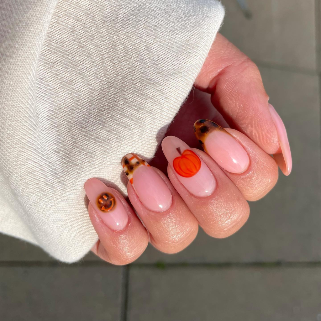 Pumpkin Nails