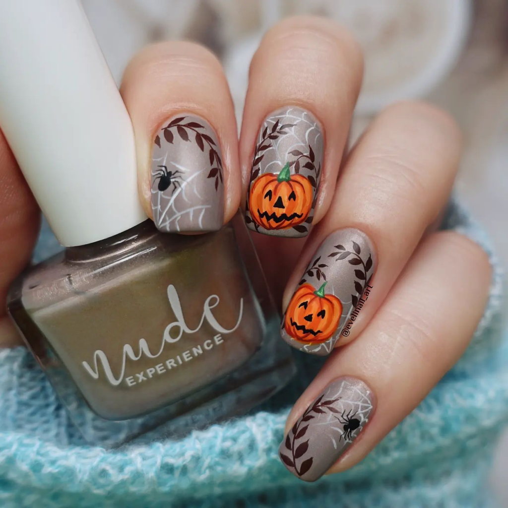 Pumpkin Nails