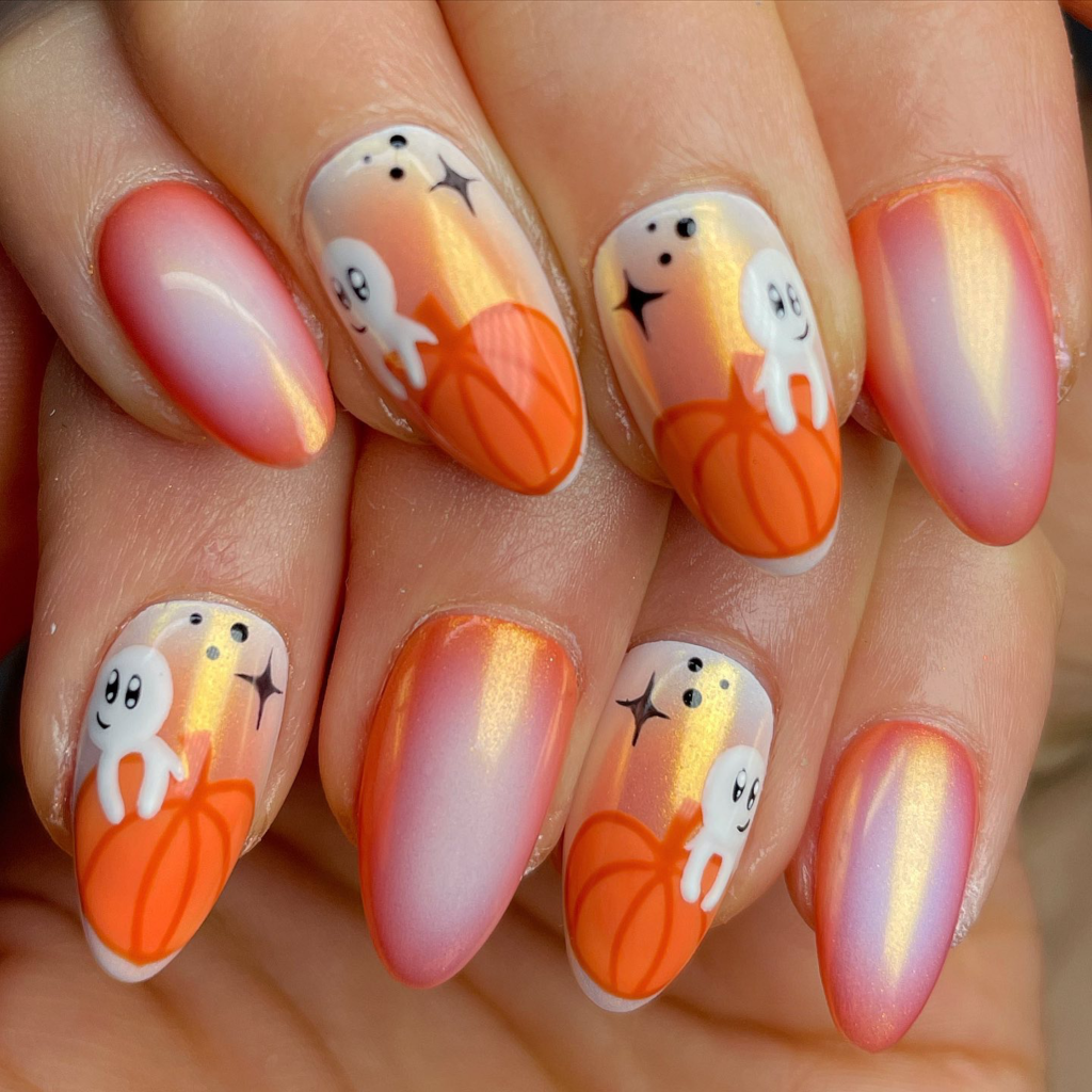 Halloween nail art designs