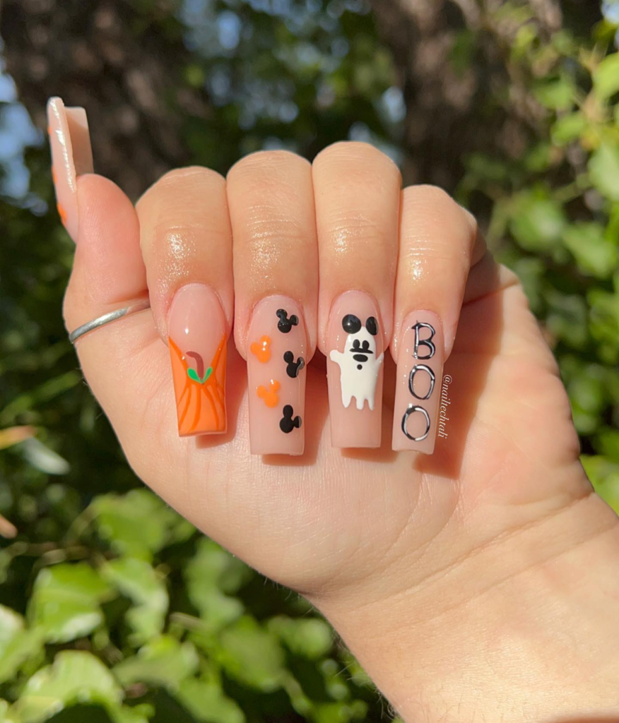 Halloween nail art designs