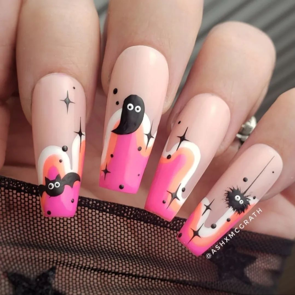 Halloween nail art designs