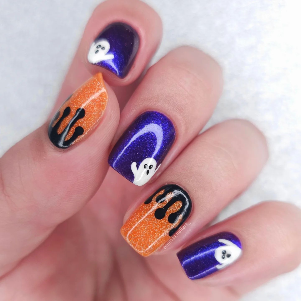 Halloween nail art designs