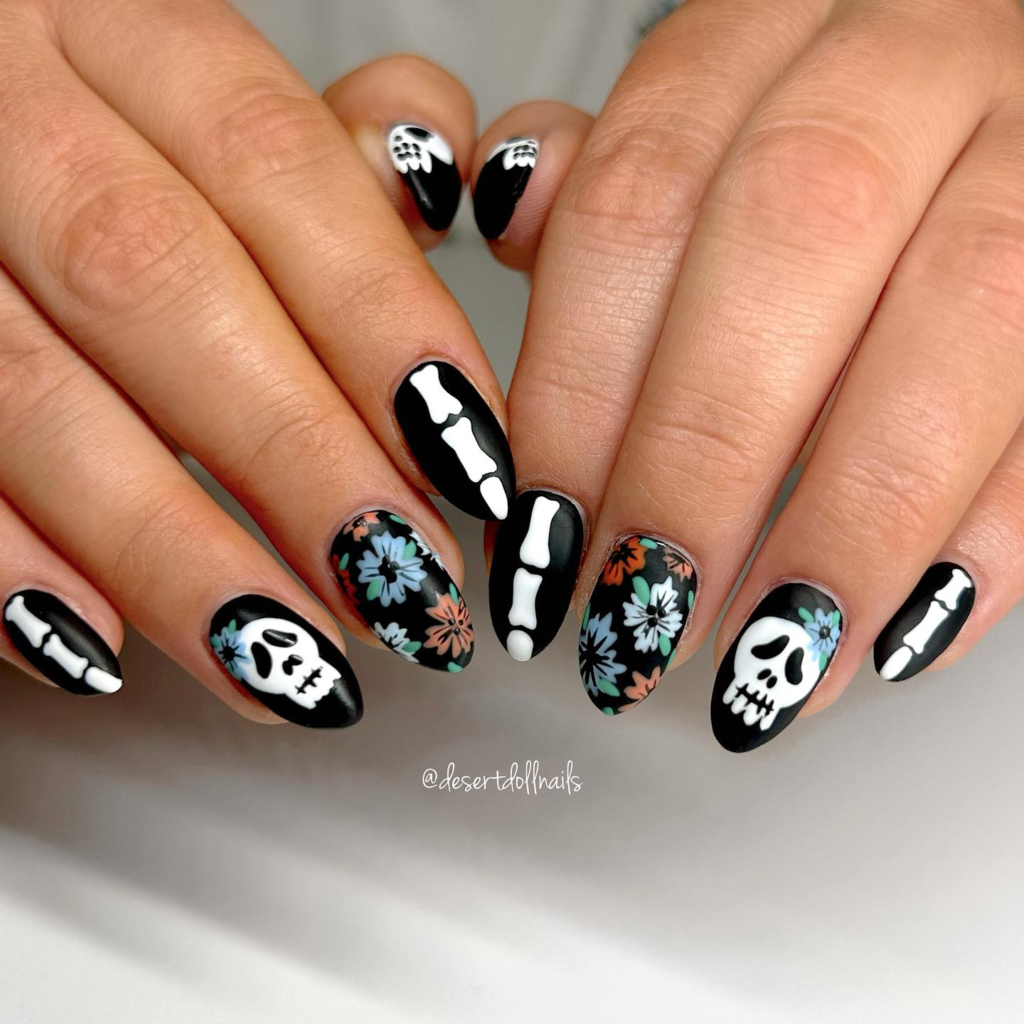 Halloween nail art designs