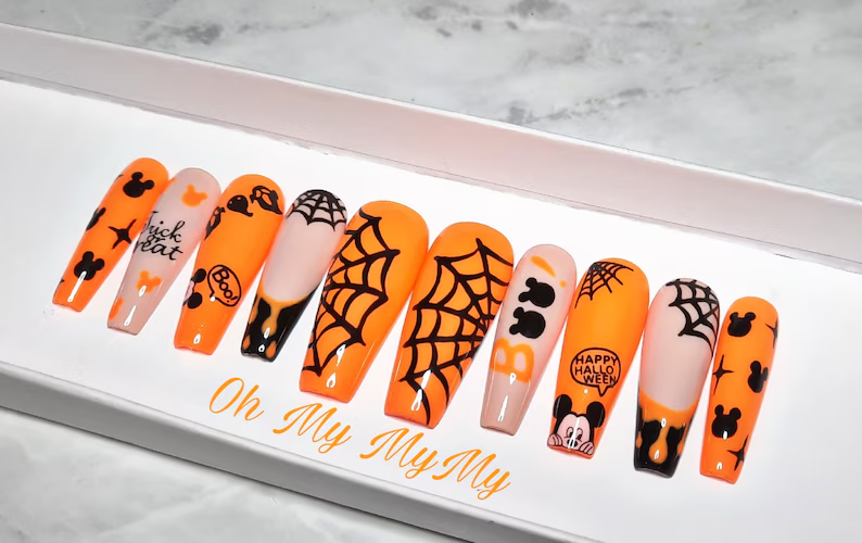 Halloween nail art designs