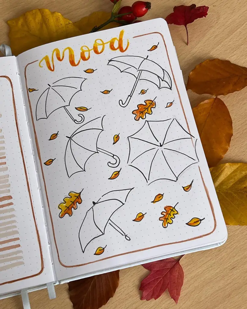 Fall bullet journal covers