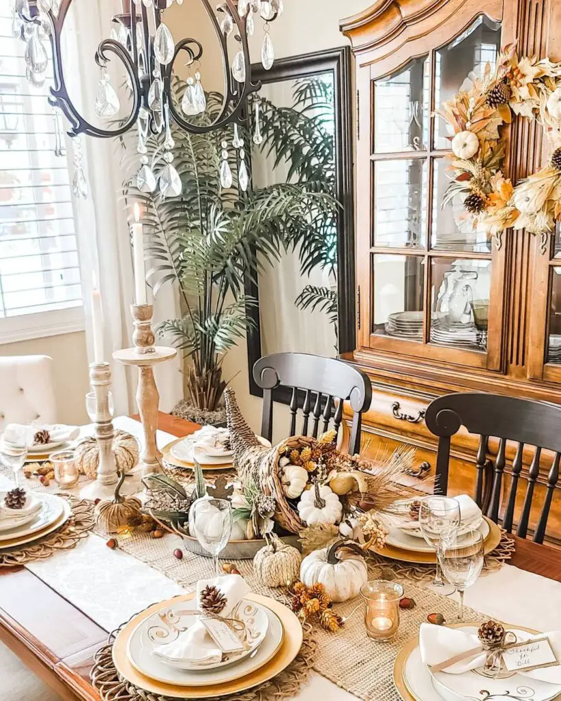 Thanksgiving tablescape