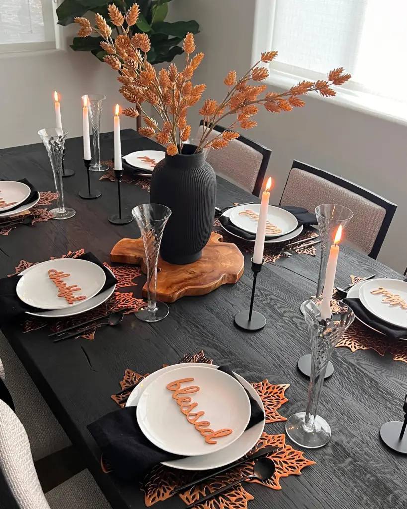 Thanksgiving tablescape