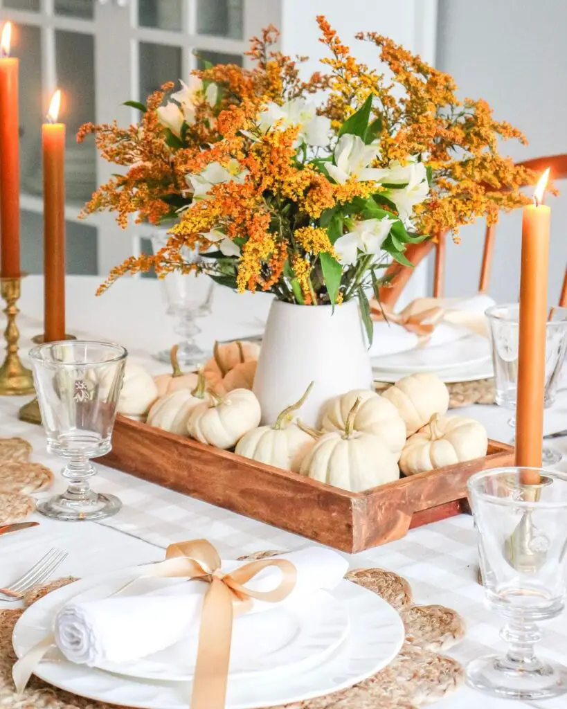 Thanksgiving table setting