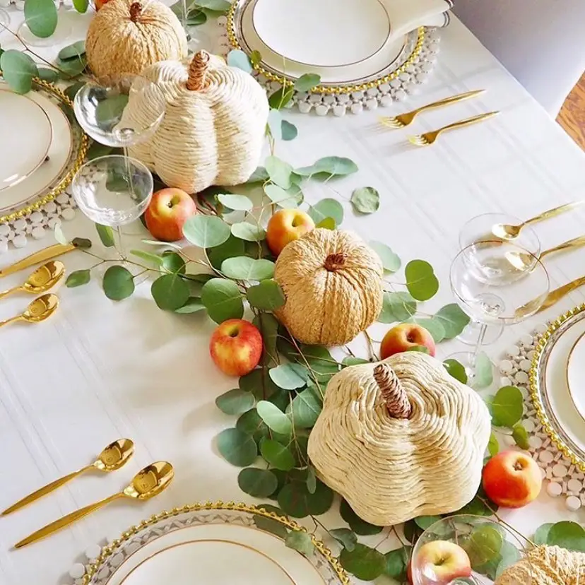 Thanksgiving table setting