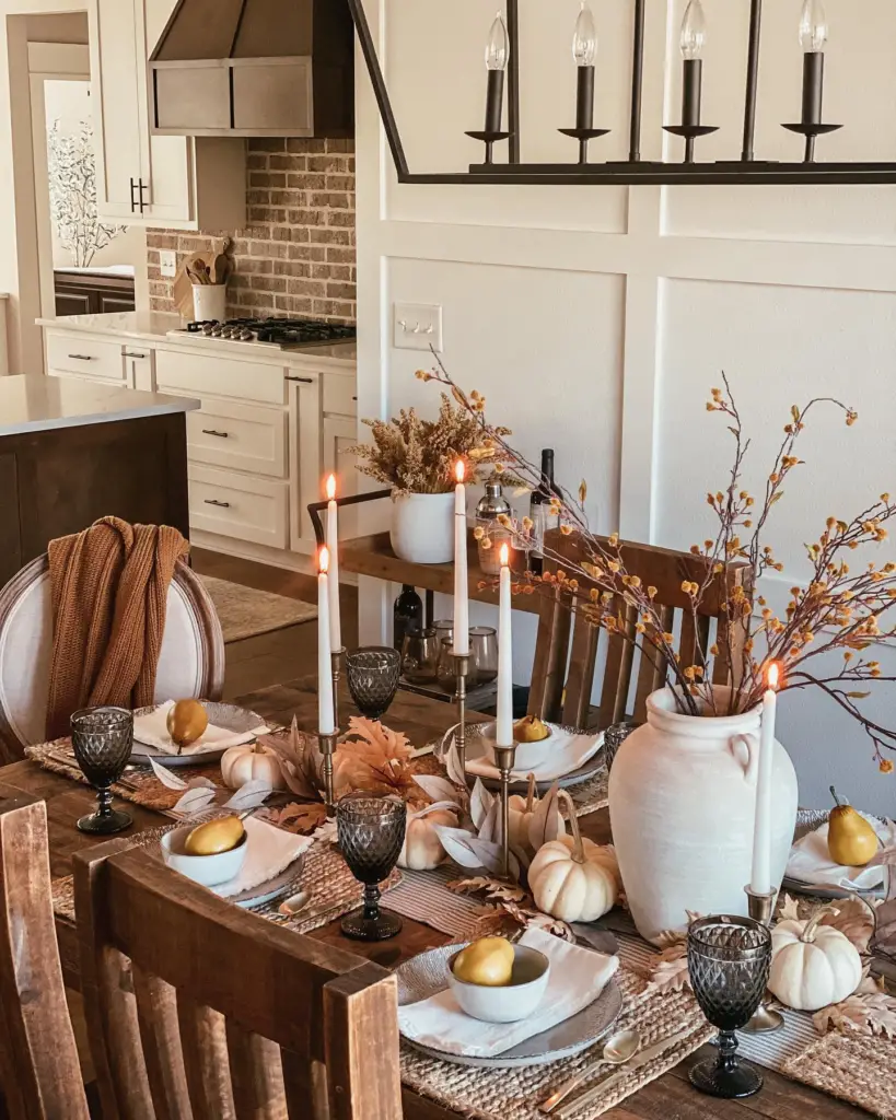 Thanksgiving table settings