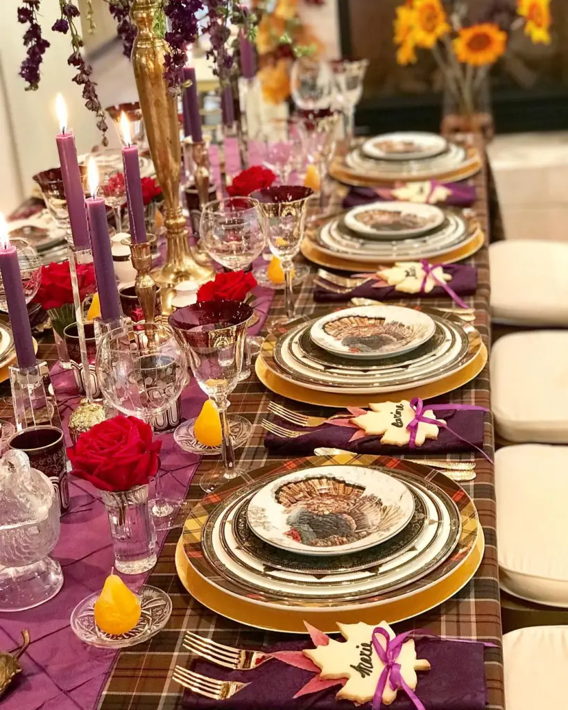 Thanksgiving table settings