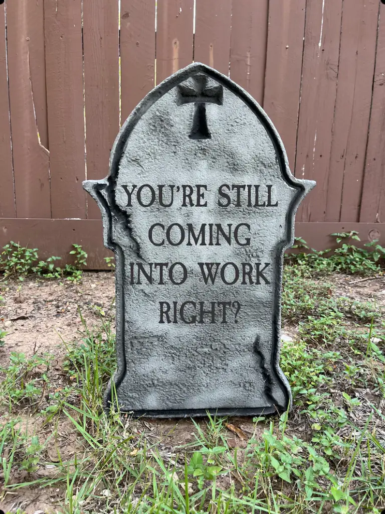 Halloween outdoor decoration