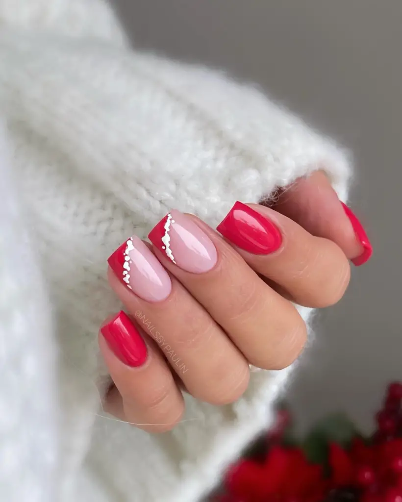 Short Christmas nails