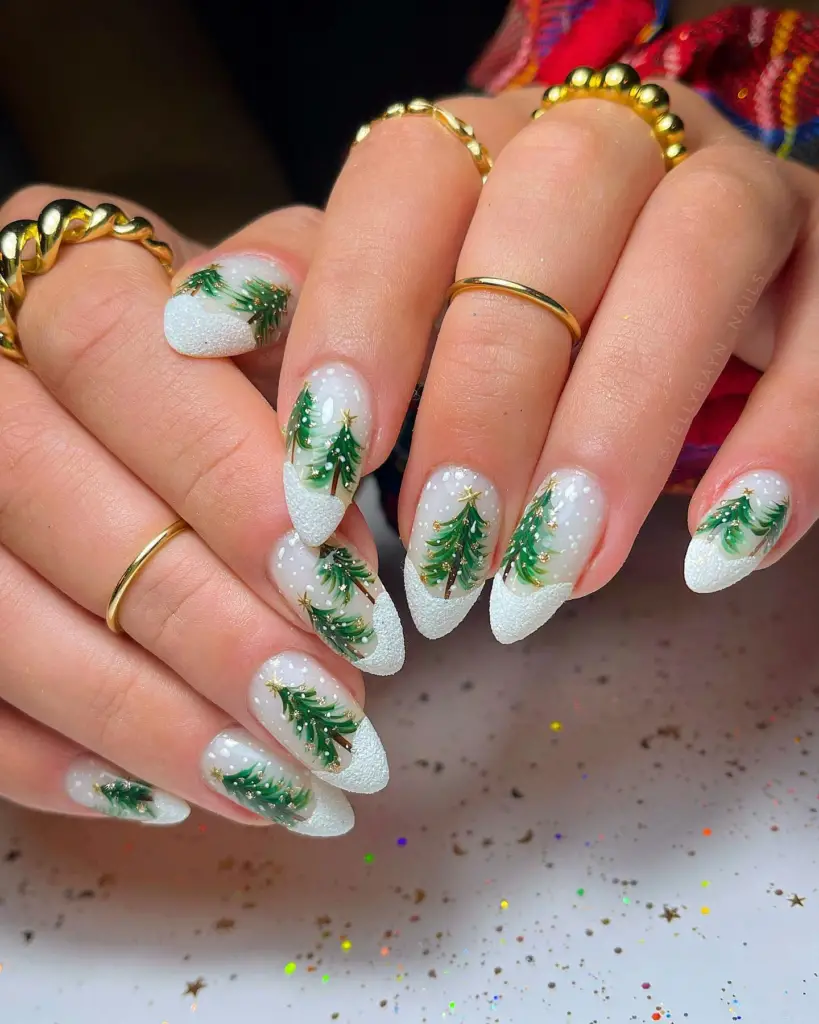 Short christmas nail designs