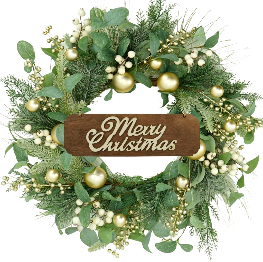 Christmas front door wreath