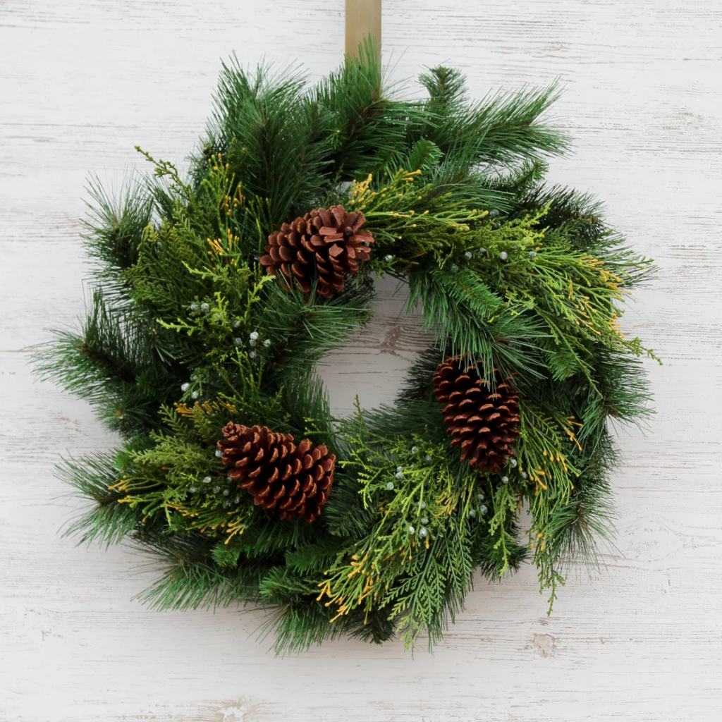 Christmas front door wreath