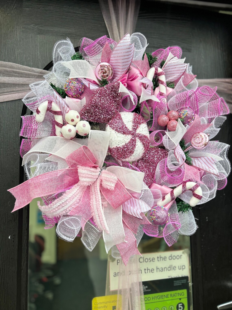 Christmas front door wreath