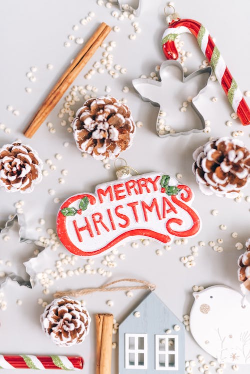 Free A Christmas Themed Flatlay Stock Photo