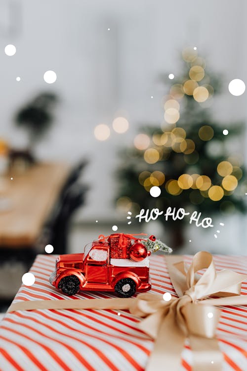 Free Close-Up Shot of a Red Truck Stock Photo